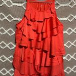 Loft Cute Frilly Red Tank Top Photo 1