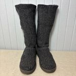 UGG  Australia Cardy Tall Black Sweater Knit Button Boots Women’s Size US 7 Photo 2