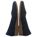 Skechers Shoes Womens 8.5 Black Wedge Slip On Knit Memory Foam Comfort Flats Photo 9