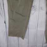J.Jill Denim Authentic Fit Cropped Women's Olive Jeans With Frayed Hem Green Size 16 Photo 10