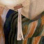 Free People  striped multi color ruffle dress S Photo 7