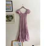 Free People  NWT Puff Sleeve Sundrenched Maxi Dress in Dawn Pink Size XS Photo 3