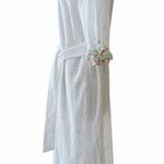 Roller Rabbit Luca Caftan Dress White Eyelet Embroidery Scalloped Floral Small Photo 7