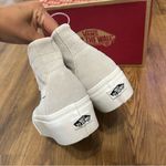 Vans sk8-hi top gray suede platform lace up shoes sneakers women’s 8.5 new Photo 3