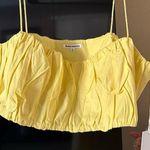 Reformation NWT  Brio Two Piece Yellow Skirt and Top Photo 3