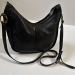 Frye Leather Cara Saddle crossbody bag black Photo 0