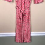 Laundry by Shelli Segal Women’s Geometric Pattern Ruched Button-Up Shirt Dress Photo 2