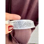 ZARA NWT Kimono Sleeve Knotted Satin Sheen Cocktail Midi Dress Purple Women's XS Photo 6