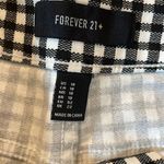 Forever 21 NWT black and white checkered high rise shorts 18 Photo 5