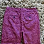 Laundry by Shelli Segal *Like New* Pink and Navy Greek Pattern LAUNDRY Women’s slacks Size 4 Photo 3