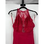 NBD  Dress Womens XS Stephania Lace Backless Maxi Red Sleeveless NWT Photo 4