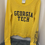 PINK - Victoria's Secret Vintage Victorias Secret Pink Embellished Georgia Tech Sweatshirt Collegiate Photo 0