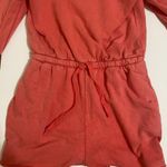 Aerie  Hot Pink Drawstring Lounge Romper Photo 2