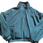 Alo Yoga New  Cropped Elevation Coverup Jacket Midnight Green size XS Pockets Gym Photo 0