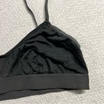 Madewell  Micromodal Katya Black Scoopneck Bralette Size Large EUC Photo 2