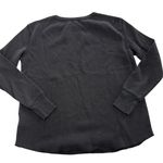 SUB_URBAN RIOT Sub Urban Riot Top Womens X Small Black‎ Thermal Heart Embroidered Crew Neck Photo 1
