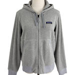 Patagonia  Shearling Hoodie Full Zip Grey Sz S Photo 0