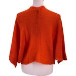 NWT La Fee Maraboutee Flame Orange Mohair Cocoon Cardigan Sweater Size 1/S Photo 2