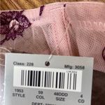 Avenue NWT  Sheer Embroidered Underwire Bra - Size 48DDD 48F Photo 11