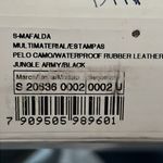 Schutz  Camo Combat Boots Size 6B Calf Hair Black Green Waterproof Lace Up Photo 7