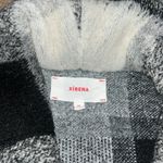 Xirena Cole Laurel Blanket Fleece Double Breasted Coat Black Ash Plaid XS Photo 9