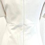 Milly NEW Womens 12 Tie Mod Dress White Cold Shoulder Wedding Bridal Elopement Photo 5