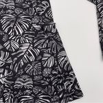 32 Degrees Heat 32 Degrees Top Women UPF 50+ Long Sleeve Sun Tee Black Palm Leaves Size Medium Photo 6