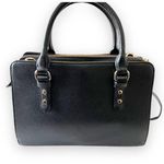 Kate Spade  Black Leather Triple Compartment Lise Satchel Bag Photo 1