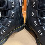 Dr. Martens 1460 Milo Fur Lined Black Leather Lace Up Boots Women’s New NWOB 8 Photo 2