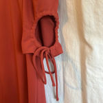 See By Chloe  Crewneck Mini Dress Burnt Orange Cutout Tie Short Sleeve 36… Photo 8