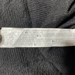 ZARA Slit Front Cap Sleeve Cropped Tie Neck Top Black Size Small 5410/234/800 Photo 17