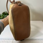Fossil Tan Woven handbag/shoulder bag, not adjustable strap, magnetic closure Photo 3