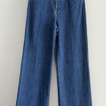L'Agence  Madden Wide Leg Jeans Womens 31 High Waist Flared Stretch Durango Wash Photo 0