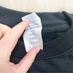 Skeleton Drinking Coffee Halloween Sweatshirt Black Photo 4