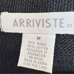 Vintage Snowflake Cardigan black Beaded Holiday Fair Isle Sweater Christmas Size M Photo 1