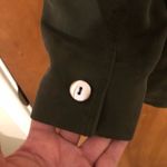 Dana Buchman vintage 90s button down army green blazer Photo 4