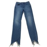 3x1 ‎ Jeans Womens 26 Blue Lewis Raw Hem Frayed Skinny High Rise Photo 1