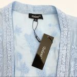 Anthropologie Tolani X  Mantra Kimono Jacket Cardigan Light Blue Photo 6