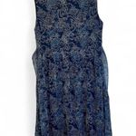 Jonathan Martin NWT Blue Sleeveless Bubble Hem Dress 100% Silk Sz 10 Photo 2
