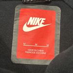 Nike  Tech Vest Hoodie Womens Medium Black Sleeveless Asymmetrical Zip Pockets Photo 2