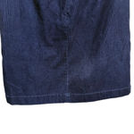 Talbots  Navy Corduroy Skirt Size 12 Cotton Blend Pockets Zip Back Photo 6