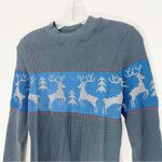 Daydreamer Free People Snowflake Ski Mock Neck Waffle Thermal Size XL NWT Photo 2
