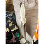 Reiss  Women's Size 8 Bodycon Dress Cream Grey Sleeveless Color Block Drape NWT Photo 5