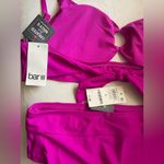 Bar III NWT 2 Piece Bar lll Bikini Swimsuit Neon Orchid Color Size L Photo 4