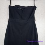 White House | Black Market New! Strapless Belted Jumpsuit black, size 8 Photo 6