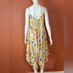 Cost Plus World Market Yellow and Blue Floral Fabric. Size s/m. E61 Photo 7