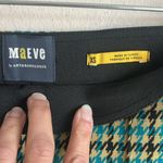 Anthropologie Maeve Houndstooth Flair Crop Pants Size XS NWT Photo 9