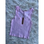 SKIMS Cotton Rib Tank Cherry Blossom Size Large Photo 3