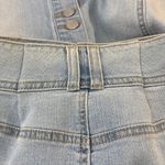 Style & Co . Women's Button Front Stretch Denim Light Wash Jean Skirt-6P Photo 3