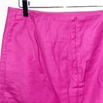 Kenar  Fuschia Cotton Blend Work Pencil Skirt Photo 3
